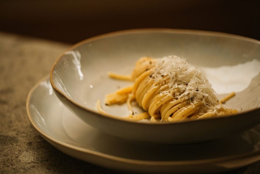 Pasta at Six Senses Rome