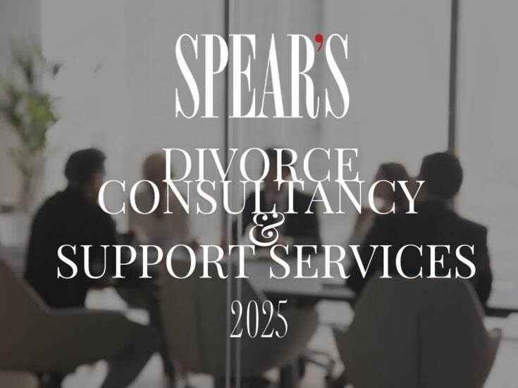 Spear's Divorce Consultancy and Support Services Index