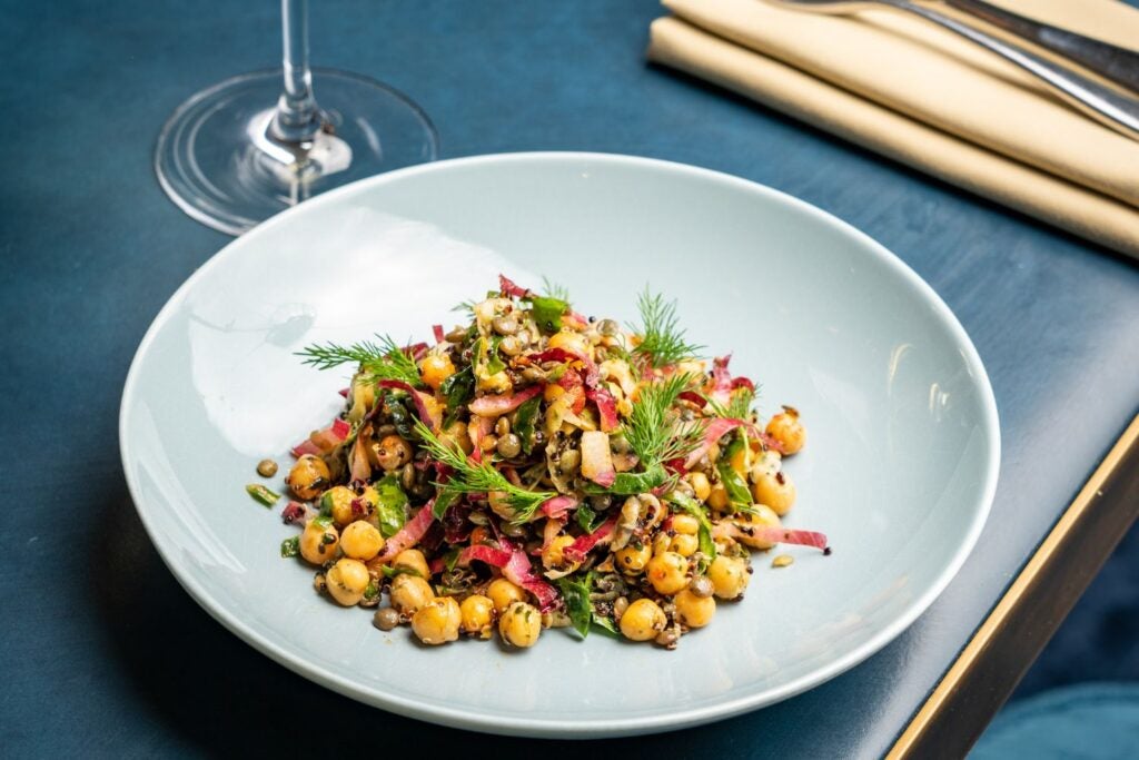 A vegetarian dish to sample at Kahani restaurant in Sloane Square