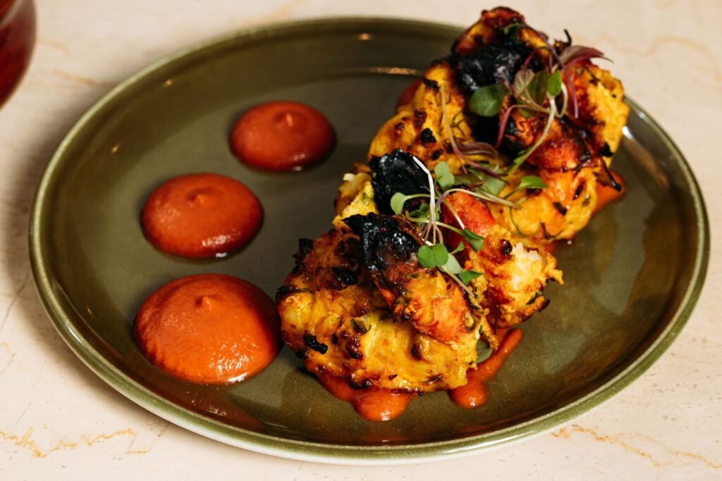 The Malabar prawns at Kahani restaurant in Sloane Square