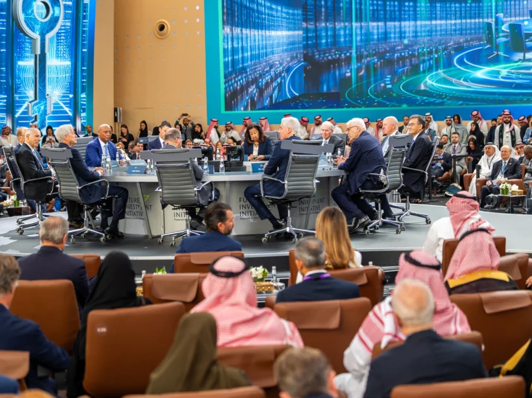 Jamie Dimon, Steve Schwarzman and Bill Ackman were among the bosses of the world's largest banks and investment firms to attend the ninth edition of FII in Saudi Arabia // Image: FII