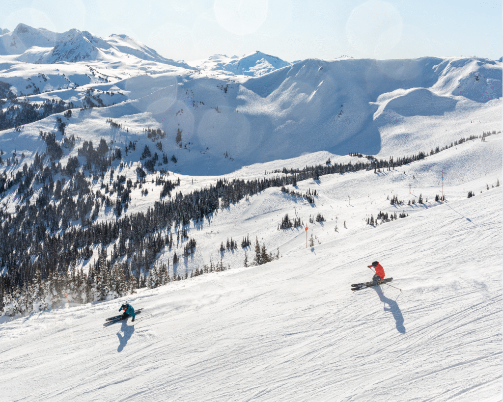Whistler Blackcomb’s vast terrain spans more than 3,000 hectares, making it the largest ski resort in North America