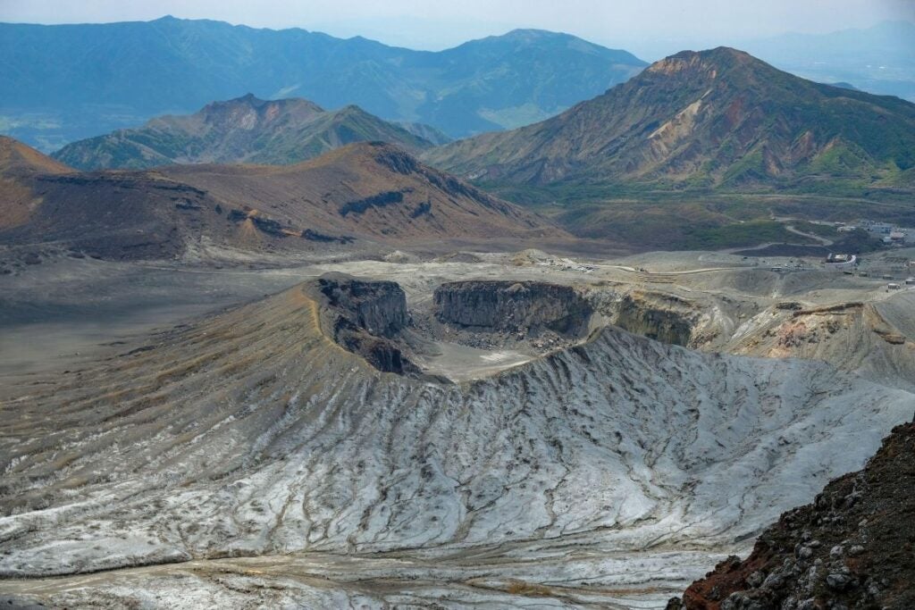 Mount Nakadake Alamy