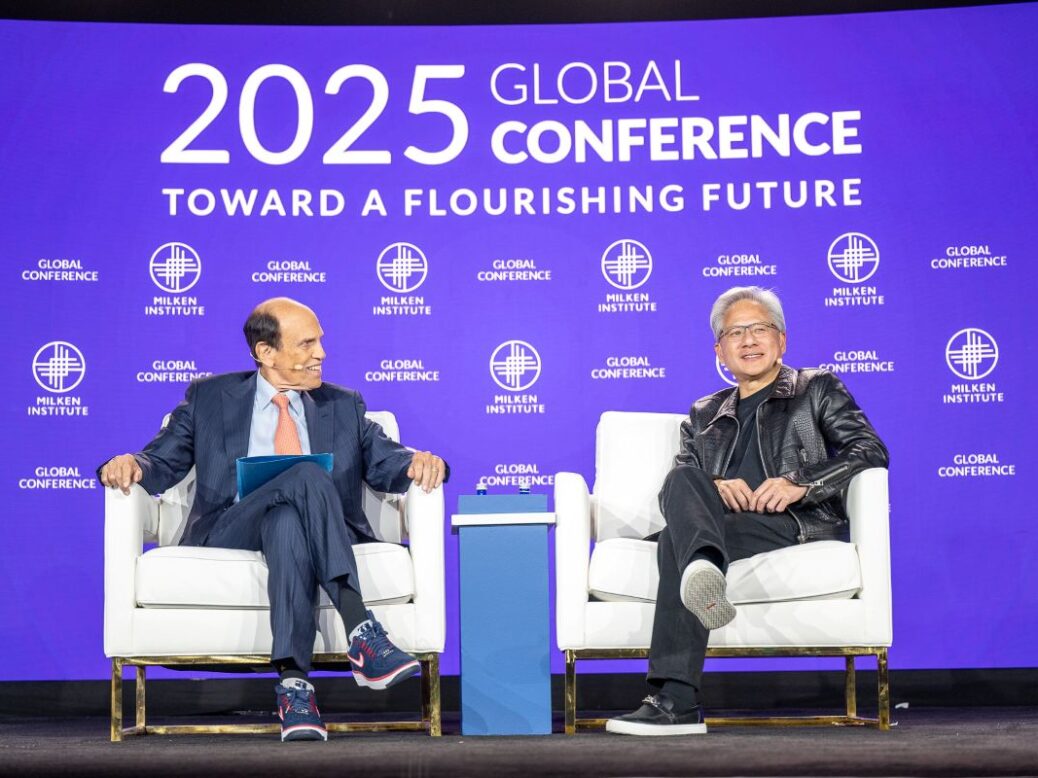 Jensen Huang Michael Milken Global Conference