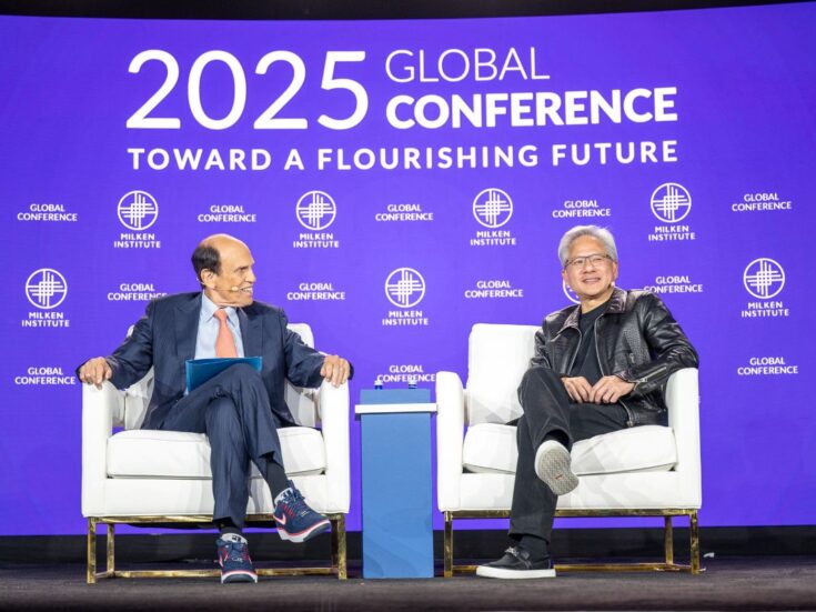 Jensen Huang Michael Milken Global Conference