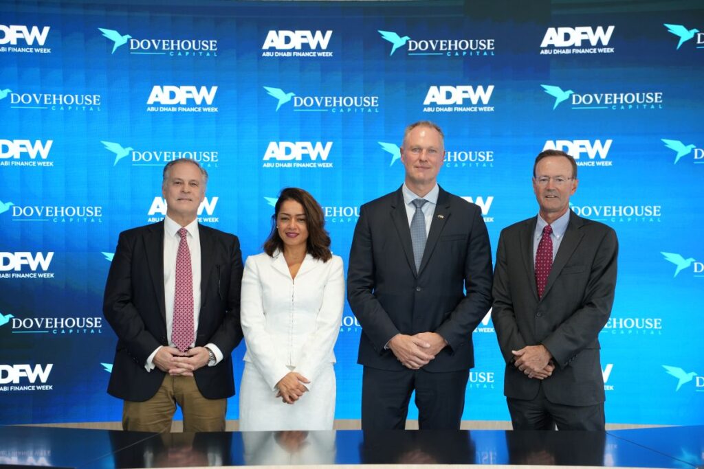 Dovehouse co-founders Martin Rasmussen, Hind Akel, Claud Gotthard and Mark Benn