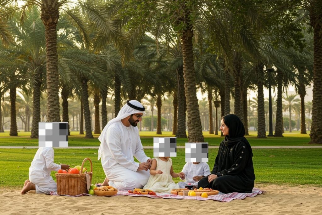 Arab family