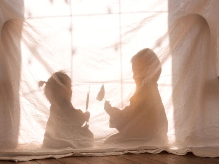 Shadows of children shutterstock