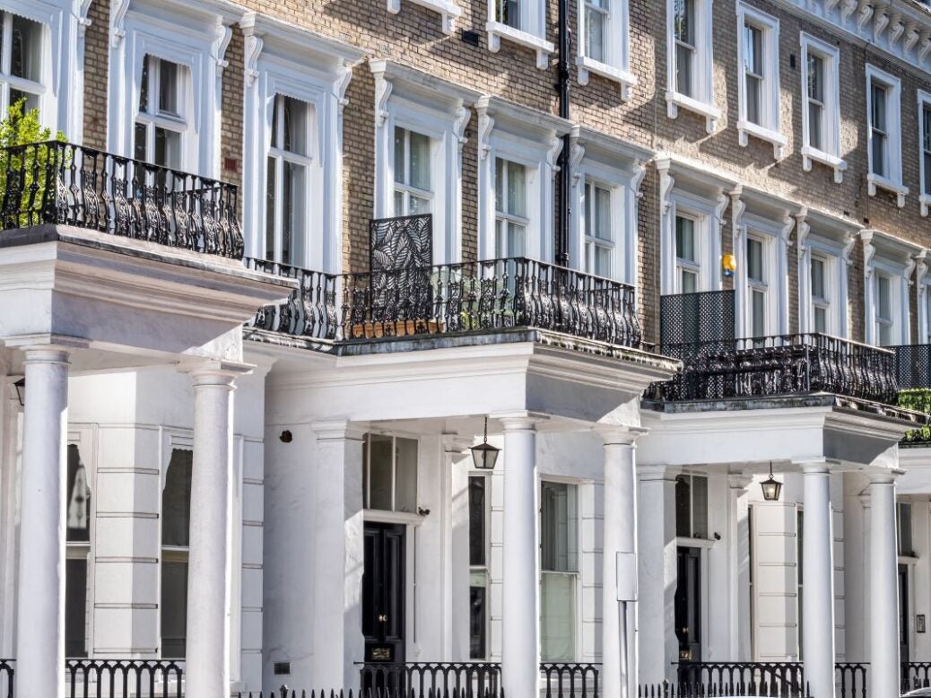 London townhouses Shutterstock