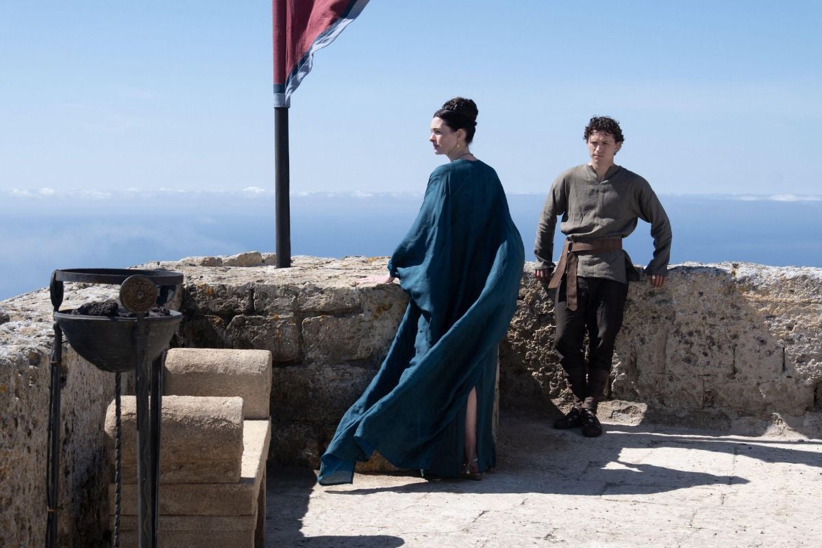 The luxury Greek resort setting the scene for Christopher Nolan's The Odyssey