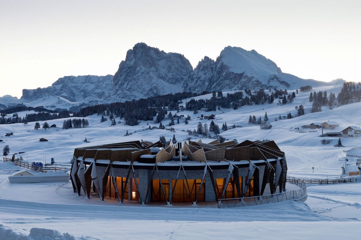 'Cinema skiing' at COMO Alpina Dolomites