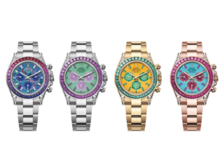 Rolex to auction four unique gem-set watches for Federer and DiCaprio's charities